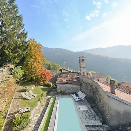 Torre Di Palanzo With Magnificent View By Rent * Faggeto Lario
